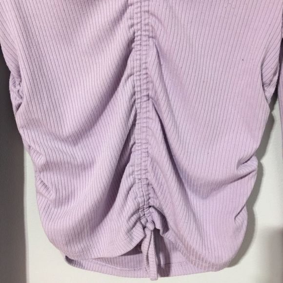 Epic Threads Ruched Front Top Ribbed Top with drawstring Size L - Picture 2 of 5